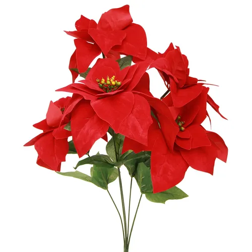 Weihnachtsstern Christstern Rot Künstlich 2er Set