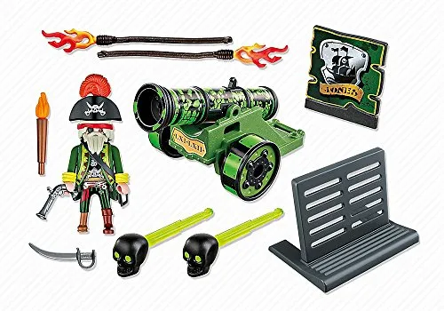 Produktbild PLAYMOBIL 6162 Grüne AppKanone mit Piratenkapitän