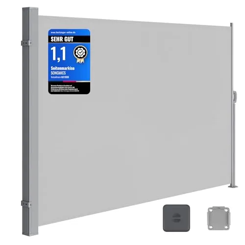 Raumteiler Grau von SONGMICS