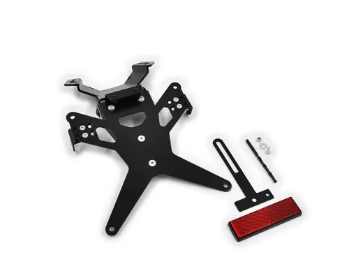 ZIEGER Kennzeichenhalter X-Line für MV Agusta Brutale 675/800 - Hochwertiger Kennzeichenhalter für MV Agusta Brutale 675/800, witterungsbeständig und ohne TÜV-Eintragung. Verstellbarer Neigungswinkel und sportliche Optik.