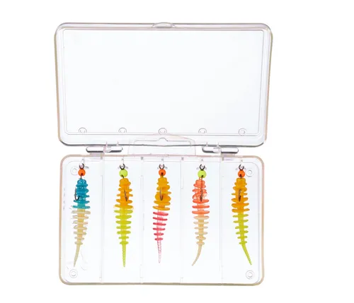 Balzer Trout Collector Sortiment mit Tungstenhaken Mix 3 Knoblauch 5cm