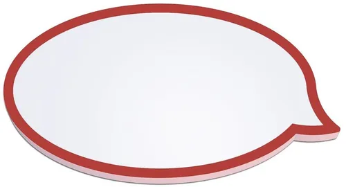 MAUL Moderationskarten Sprechblase, 11 x 19 cm, 50 St./Pack von Jakob Maul