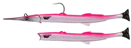 Savage Gear Salt 3D Needle Fish Pulse Tail - Gummifisch, Farbe:Pink Silver, Länge/Gewicht:30cm / 105g
