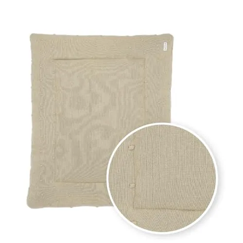 Meyco Baby Laufgittereinlage gestrickt fleece - Sand - 77x97cm - Oeko-Tex Standard 100
