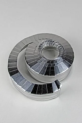 Endmanschette Lamellenband 28mm x 5m alu blank silber von Armacell