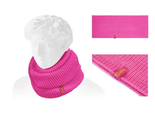 Damen-Strickschal Qnity QUEEN  100% Baumwolle 60cm Qualitätsschal von Delphin