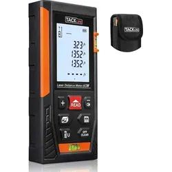 Tacklife HD-60 Laser Entfernungsmesser - Messgeräte mit hoher Genauigkeit: Der Tacklife HD-60 bietet präzise Messungen bis zu 196 Fuß dank einzigartiger 2 Bubble Levels für optimale Ergebnisse.
