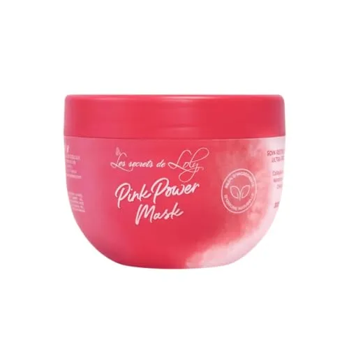 LES SECRETS DE LOLY Pink Power Mask: Haarmaske, 300 ml in pink von LES SECRETS DE LOLY