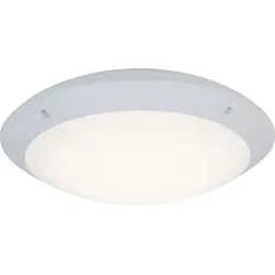BRILLIANT LED Deckenleuchte 12W für Außen - Energieeffiziente Außenlampe mit IP66 Schutz gegen Wasser und Staub, ideal für Dachüberstände, Garagen oder Gartenhäuser. Hochwertige LED-Technologie für hohe Langlebigkeit und 1400 Lumen Lichtstärke.