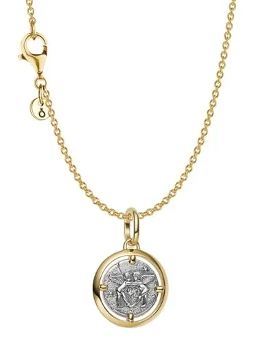 PANDORA Damen Schmuck-Set Kette mit Anhänger Amor in gold von Pandora