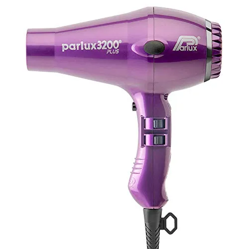 Parlux 3200 Plus Haartrockner in Violett - Haartrockner mit leistungsstarkem Motor für schnelles Trocknen und glänzendes Haar. Ideal für Profis und anspruchsvolle Anwender.