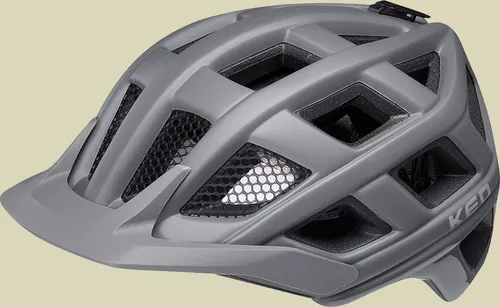 KED Crom Dark Grey Matt Fahrradhelm L 57-62 cm - Fahrradhelme mit K-FIT Anpassungssystem für perfekten Sitz, 23 Ventilationsöffnungen für optimale Luftzirkulation und integriertes LED-Rücklicht für erhöhte Sichtbarkeit.