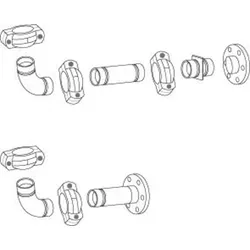 Buderus Anschluss-Set Sole seitlich für WPS64.2–80.2 HT