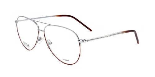 Hugo Boss BOSS 1339 Damenbrille in Burgunder und Silber von HUGO BOSS