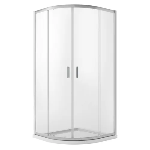 Idralite Eckeinstieg Duschkabine Runddusche 90x90 H198