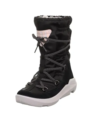 Superfit Mädchen Twilight Gore-tex Schneestiefel, Schwarz 0010, 40 EU Weit - Wanderschuhe mit GORE-TEX Membrane für wasserdichte Atmungsaktivität, herausnehmbarer Einlegesohle und kuscheligem Warmfutter – ideal für kalte Tage.