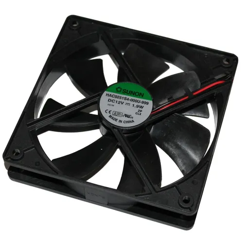 Lüfter 12V DC 1,9W 120x120x25mm 93,4m³/h 1600U/Min 93,4m³/h Sunon HAC0251S4-999