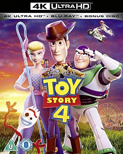 Toy Story 4 (4K) - Blu-ray1 [UK Import] - Erleben Sie das Abenteuer von Woody und Buzz in atemberaubendem 4K, perfekt für Filmabende mit der Familie.