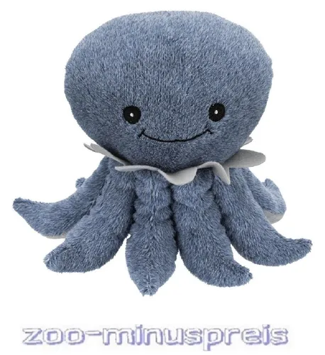 Hundespielzeug OCTOPUS OCKE BE NORDIC Serie 25 cm, Plüsch mit Stimme u.Raschelfo