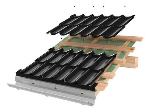 Pfannenblech Profilblech Dachpfannenprofil von Roofart