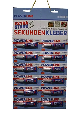 Sekundenkleber Extra Stark 12Stk. | 3g pro Tube | wasserfest transparent | Universale Sofortkleber