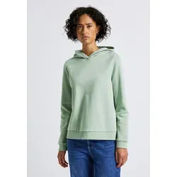 Street One Damen 3016949 Sweatshirt mit Kapuze - Serene Green, Größe 44 - Stylisches Hoodie Shirt für Damen, bietet angenehmen Tragekomfort und perfekte Passform für jeden Anlass.