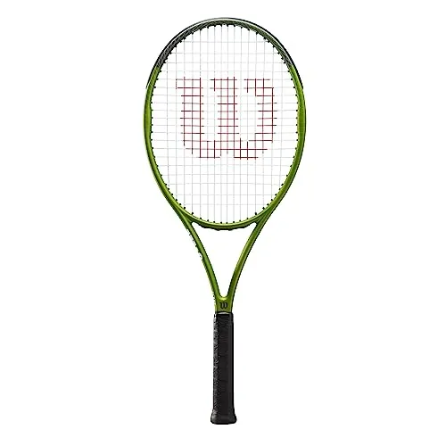 Wilson Tennisschläger Blade Feel 103 - Midsize für Kontrolle - Tennisschläger für Herren und Damen mit Midsize-Schlägerkopf für mehr Kontrolle. Perfektes Spielgefühl dank Cushion Aire-Griff und Perimeter Weighting-System für optimale Balance.