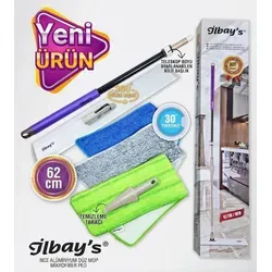 Ilbays XL Mop Set 62cm Alu Wischmopp Bodenwischer
