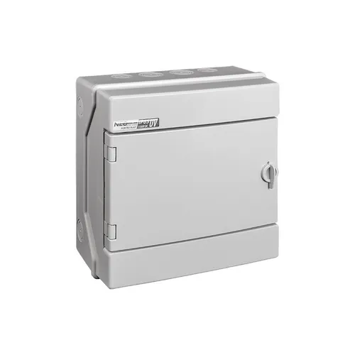 RH-8/UV Feuchtraumverteiler Unterverteilung - Verteilerkasten mit IP65 Schutzklasse, ideal für feuchte Umgebungen, UV-beständig und aus hochwertigem ASA-Kunststoff für langlebige Nutzung.