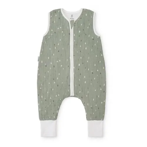 Ehrenkind® Baby Sommerschlafsack mit Füßen Musselin in grün von Ehrenkind
