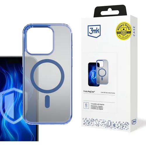3MK Frosty MagCase Blue Case for Apple iPhone 13 Pro