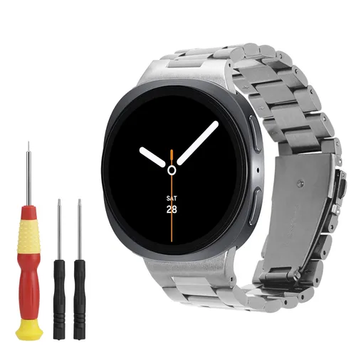 Edelstahl Uhrenarmband für Samsung Galaxy Watch 8 Galaxy Galaxy Watch 8 Classic