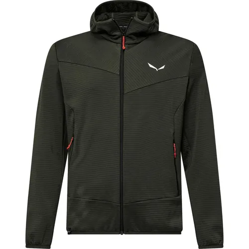 Salewa Puez Altavia Polarlite HD Jacket M - Dunkeloliv 56/3X - Outdoor Freizeitjacke für Herren, leicht, feuchtigkeitsabweisend und ideal für Trekkingtouren. Hergestellt aus 70% recyceltem Material, bietet sie hervorragende Isolation und Komfort.