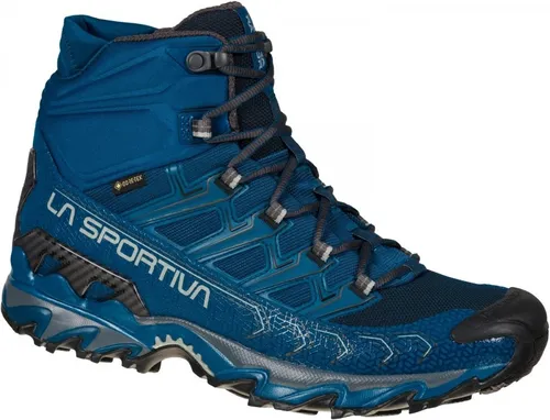 La Sportiva Ultra Raptor II Mid GTX - Größe 44,5 - Robuster Wanderschuh für jedes Wetter: Die Ultra Raptor II Mid GTX bieten eine griffige Sohle und verstärktes Material für optimale Strapazierfähigkeit. Ideal für Abenteuer in der Natur, selbst bei Regen und Kälte.