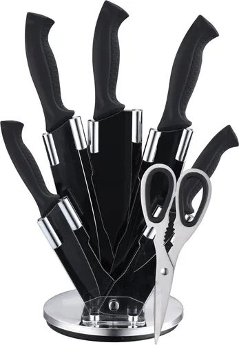 7-teiliges Profi Messer-Set drehbar Messerset sehr hochwertiges Schälmesser Küchenmesser Set Kochmesser Motiv 4