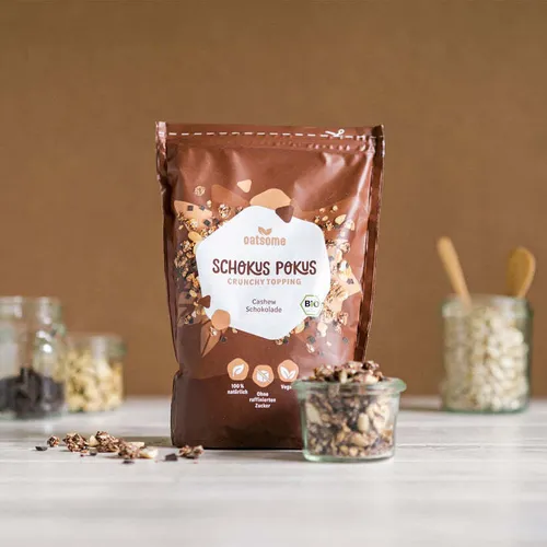 Oatsome - Schokus Pokus - Crunchy Toppings - Bio - Ohne Zuckerzusatz - 230g
