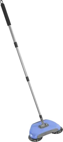Trapez Teppichkehrer mit Teleskopstiel
