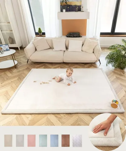 Wolkenweiche Samtmatte-Spielmatte Baby 200x150x2,5cm von Hakuna Matte
