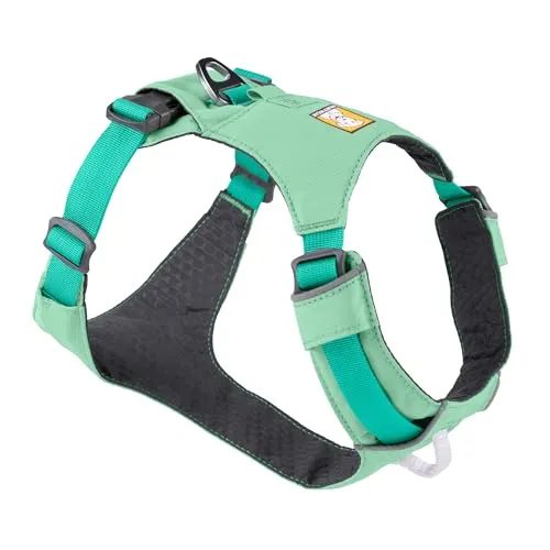 Ruffwear Hi & Light Hundegeschirr M - Grün - Leichtes und minimalistisches Hundegeschirr, optimal anpassbar und perfekt für aktive Hunde, auch in kleinen Größen erhältlich.