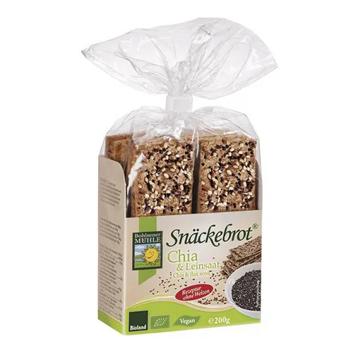 Snäckebrot - Chia-Leinsaat 200g | BOHLSENER MÜHLE