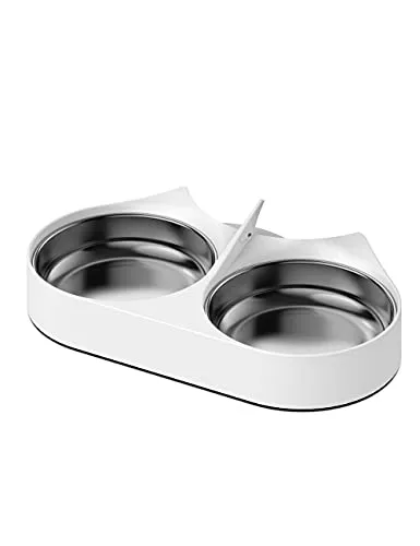 PETLIBRO Haustiernahrung Splitter mit Edelstahlnäpfen, Automatischer Katzenfutterspender für Zwei Katzen oder Hunde, geeignet Automatischer Katzenfutterspender PLAF005, PLAF006, PLAF103