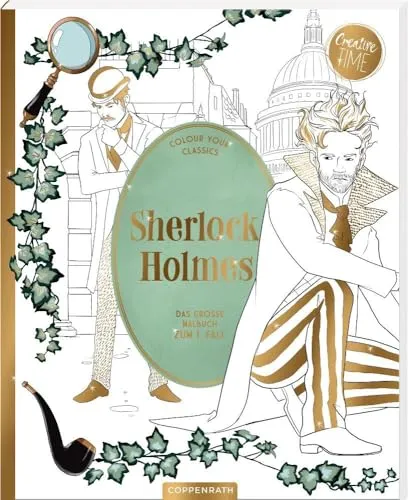 Sherlock Holmes - Das große Malbuch zum 1. Fall: Colour your Classics