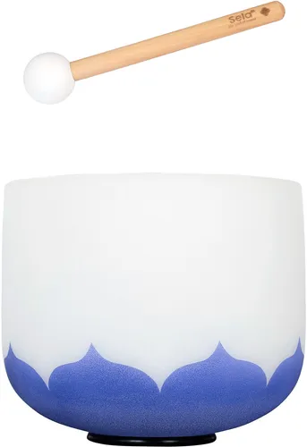 Sela SECLU9A Kristallklangschale Lotus 9