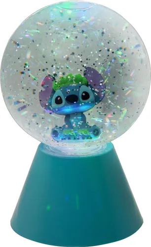 Paladone Disney Lilo & Stitch LED-Glitzerkugel - Stimmungslicht mit farbwechselndem LED-Effekt, ideal für Kinder und Disney-Fans. Kompakt und perfekt für Schreibtische oder Nachttische, bringt es Freude in jedes Zimmer.