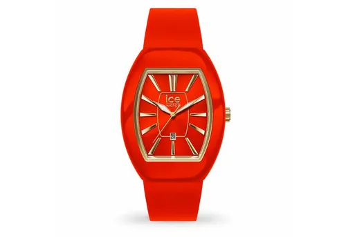 ICE-WATCH Watch 024542 - Elegante Damenuhr in Rot Gold - Armbanduhren für Damen: Die ICE boliday dome - Red gold kombiniert stilvolles Design mit einem bequemen Silikonarmband und ist wasserdicht bis 5 ATM, ideal für den Alltag und sportliche Aktivitäten.