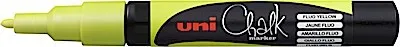 Marker UNI CHALK MARKER PWE-3MS gelb,