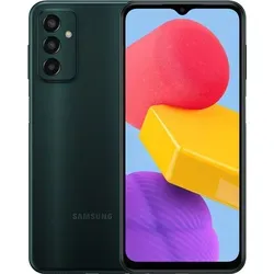 Samsung Galaxy M13 4GB/64GB - Dual SIM Smartphone in Grün - Handys ohne Vertrag mit 6,6'' FHD+ Display für brillante Unterhaltung und 50 MP Dreifach-Kamera für atemberaubende Fotos. 5.000 mAh Akku für lange Nutzung und Dolby Atmos für ein beeindruckendes Klangerlebnis.