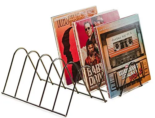 Schallplattenständer für 75 LPs | Matt Schwarz Metall von VinylRecordsLove