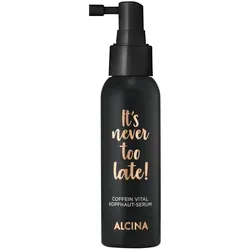 Alcina It's never too late Coffein Vital Kopfhaut-Serum 100 ml - Hochwirksames Kopfhaut-Serum mit Coffein-Complex für die Pflege der Kopfhaut. Unterstützt die Vitalität der Haarwurzeln und sorgt für eine angenehme Hydratation. Ideal für die tägliche Anwendung.