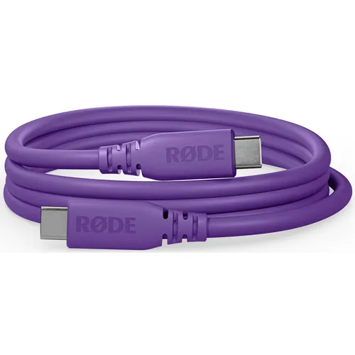 R DE SC27 SuperSpeed USB-C zu USB-C Kabel in lila von RØDE